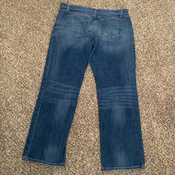 GAP Women’s Limited Edition Straight Leg Jeans in Deep Blue Size 32/14 - Picture 2 of 6